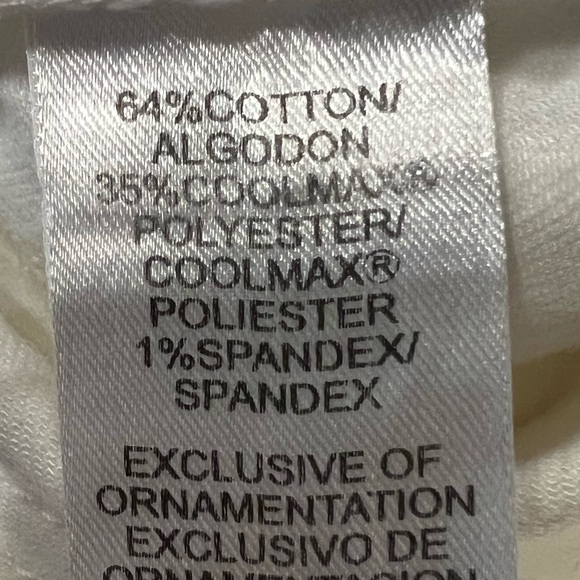 Democracy Optic White Ab"solution Skyrise V-Yoke Barely Boot Scallop Hem Jeans - Picture 9 of 10